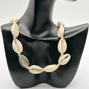 Cream Cowrie Shell Necklace